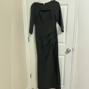 Adrianna Papell Black 3/4 sleeve dress